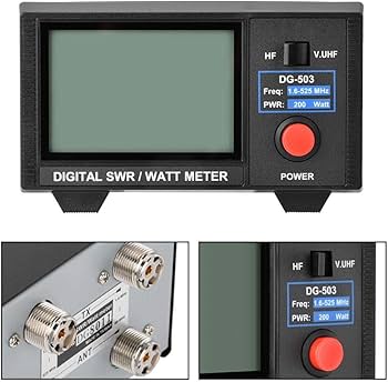 Amazon | デジタルLCD 3.5インチSWR /ワットメーター SWRパワー